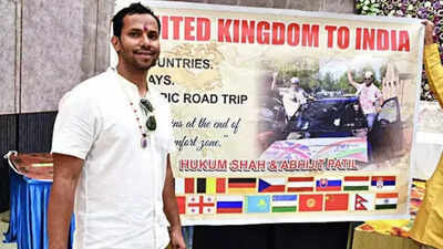  Techie completes London-Bhopal road trip after 2 years of planning; crosses 20 borders, spends Rs 1 crore
