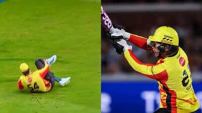  Trent Rockets players suffer freak injuries in multiple matches - Watch