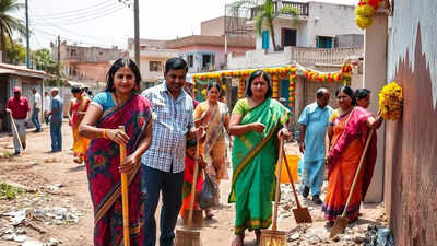 Indoreans take to streets for cleanliness drive on sanitation workers day off
