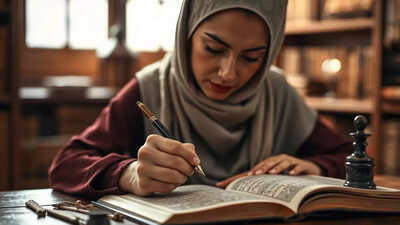 Mangaluru woman handwrites entire Quran using traditional dip pen in 2,416 hours; bound volume weighs 13.8 kg