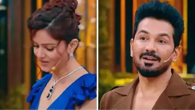  Abhinav Shukla breaks down emotionally as wife Rubina Dilaik talks about his mother detecting cancer; says, “He looks tough but…”
