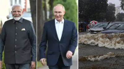  Russian President Putin dials PM Modi, shares insights on Alaska meet; heavy showers flood roads, railway tracks in Mumbai; and more
