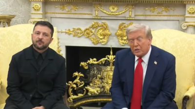  Donald Trump and Volodymyr Zelenskyy meet at White House - Key points