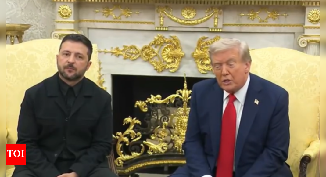 'US to be involved in Ukraine's future security': Donald Trump and Volodymyr Zelenskyy meet at White House - Key points