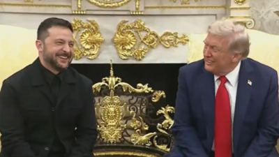 On Cam: Trump, Zelensky CLASH Over Crimea As Ukraine President Lands In Washington, DC For Mega Meet