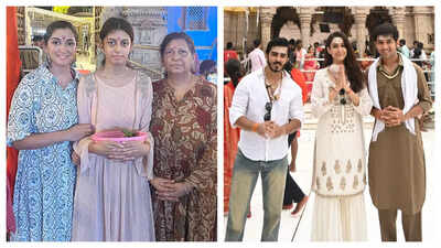 Srishti Jain and Amandeep Sidhu seek blessings at Jyotirlinga Kashi Vishwanath for Ganga Mai Ki Betiyan