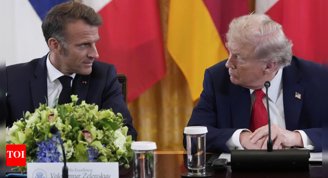 ‘He wants to make a deal for me’: Donald Trump whispers to Emmanuel Macron caught on mic; reveals Putin’s ceasefire intention | World News