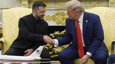 Putin, security guarantees and a hot mic: Zelenskyy's suit diplomacy woos Trump; trilateral talks soon - 10 key points