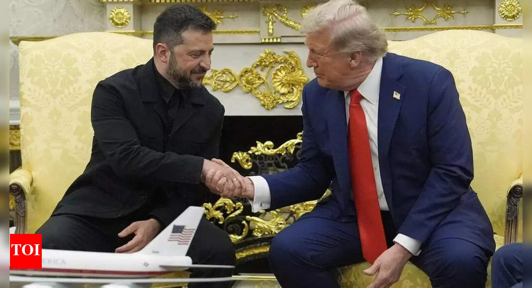 Putin, security guarantees and a hot mic: Zelenskyy's suit diplomacy woos Trump; trilateral talks soon - 10 key points