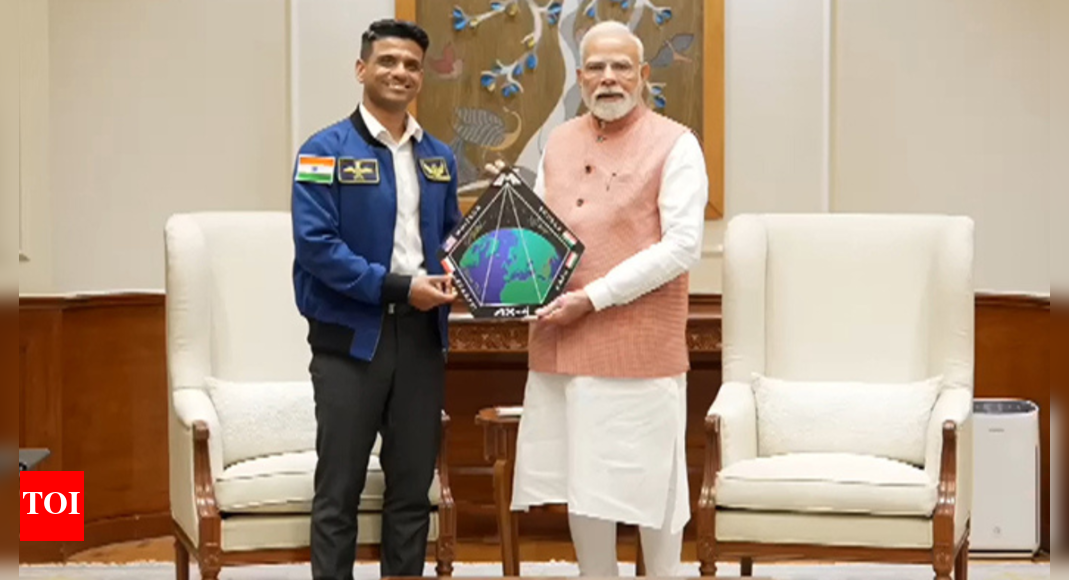 PM Modi embraces Shubhanshu Shukla, says India ‘proud of his feat’ in space