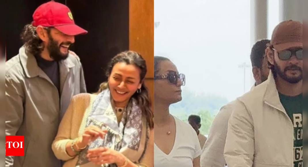 Mahesh Babu and Namrata Shirodkar spotted at Hyderabad airport: Couple keeps it casual in their travel look - Watch