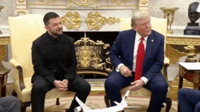 'You look fabulous,' says US reporter who had earlier mocked Zelenskyy — here’s how the suited-up Ukrainian President responded; Donald Trump joins the banter
