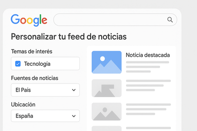 Google Lanza una Nueva Función para Personalizar el Feed de Noticias en la Búsqueda