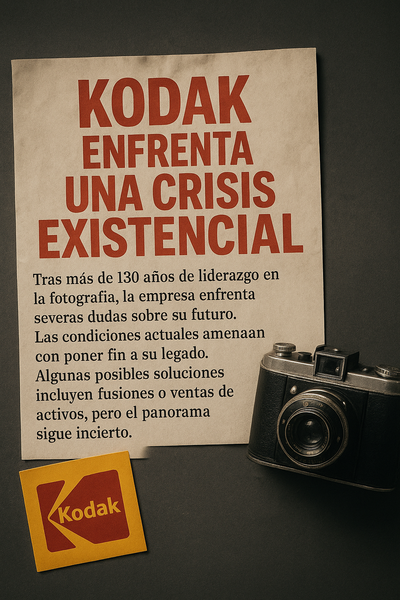 Kodak, 130 años de historia en riesgo: La marca fotográfica podría cerrar sus puertas