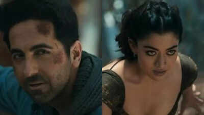 'Thama' teaser: Ayushmann Khurrana and Rashmika Mandanna’s ‘bloody’ love story promises thrills; netizens predict the horror-comedy will be 'epic'