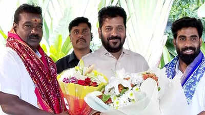 Telangana CM Revanth Reddy felicitates National Film Award winners, promises to make Hyderabad a major film hub