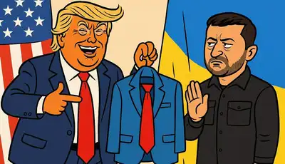 How Donald Trump tried to make Volodymyr Zelenskyy wear a suit and tie –  but the latter refused