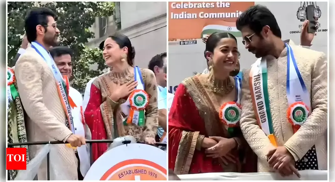 Rashmika, Vijay Deverakonda lead India Day Parade in New York