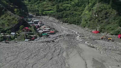 Delay in draining Harsil lake erodes soil, blocks Gangotri highway; residents worried
