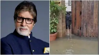 Amitabh Bachchan’s iconic Juhu home Prateeksha submerged in floodwaters amid heavy Mumbai rains - Watch VIRAL video