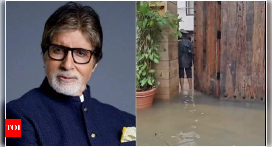 Amitabh Bachchan’s iconic Juhu home Prateeksha submerged in floodwaters amid heavy Mumbai rains - Watch VIRAL video