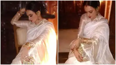 Rekha & Manish Malhotra share a common obsession for sarees, calls it 'pure love'