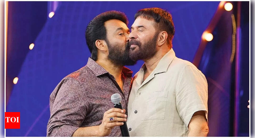 Mohanlal’s kiss on Mammootty’s cheek melts hearts as superstar prepares for big comeback