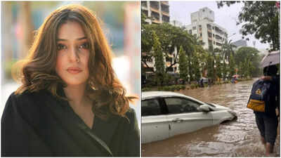 RJ Mahvash stuck in Mumbai’s heavy rain, shares frightening update: ‘It’s really scary’