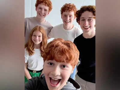  Ginny, Percy and twins Fred-George
