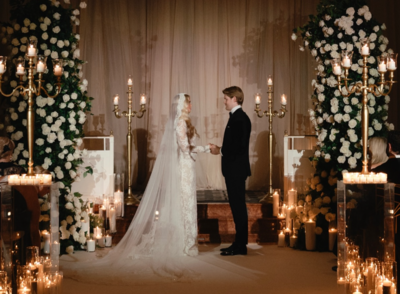  Leon Draisaitl’s wife Celeste Desjardins reacts to Warren Foegele and Alexandra Servos’ Toronto wedding