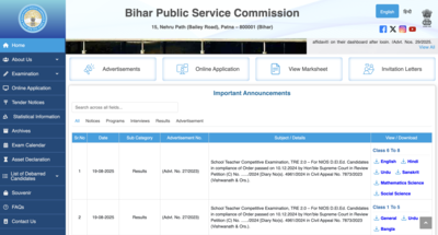  Direct link to download subject-wise merit list here