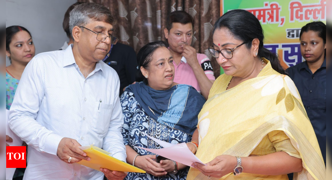 Attack on Delhi CM: Rekha Gupta 'hit by someone' during public hearing; BJP fumes