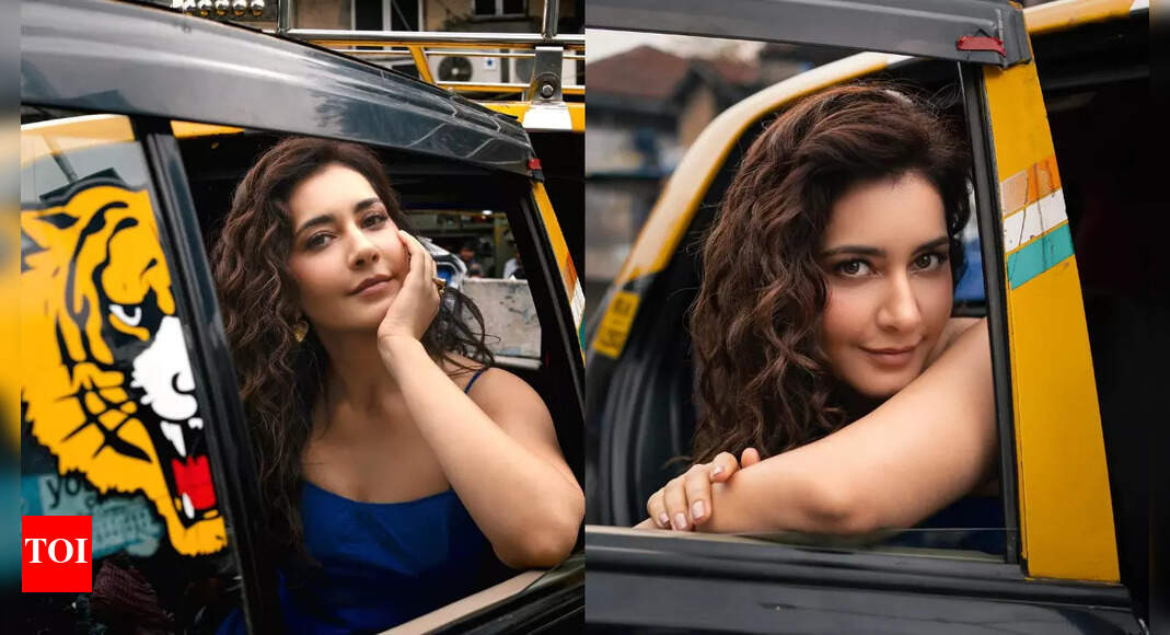 No red carpet, no problem: Raashii Khanna’s Mumbai taxi look is so aesthetic
