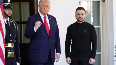 'Lucky Charm': How a Ukrainian designer styled Zelansky for a trump meeting; Black suit gives subtle details