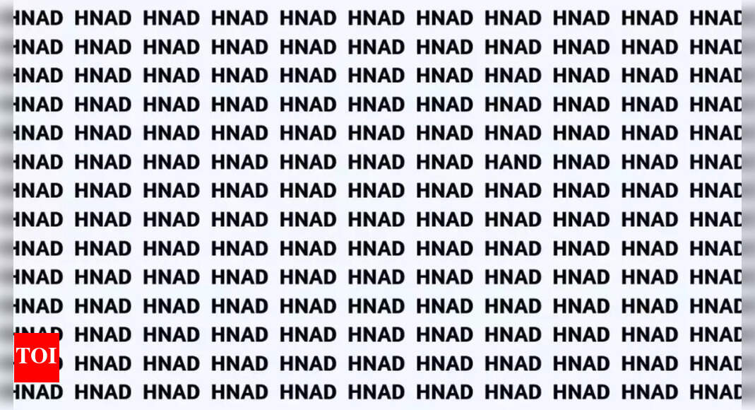 Optical Illusion: Only the sharpest eyes can spot the word “HAND” in this picture