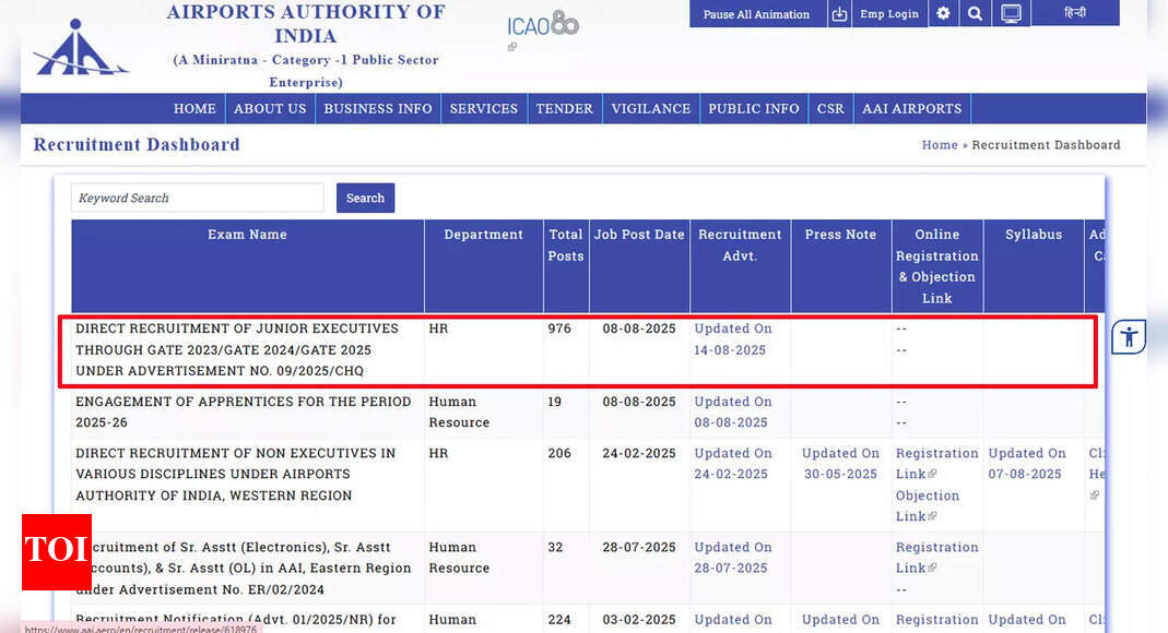 Unlock 976 High-Demand Junior Executive Roles at India's Airports Authority in 2025
