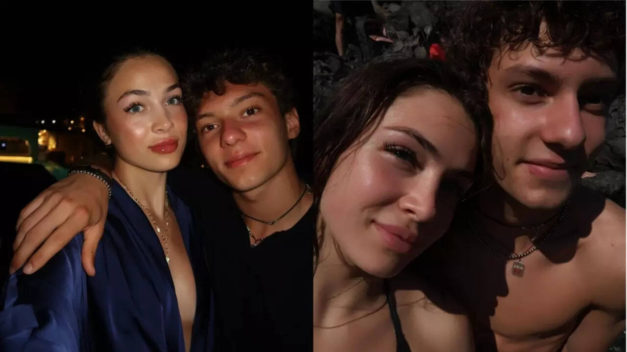 Kimi Antonelli finally shares mushy vacation pics with girlfriend Eliska  Babickova ahead of Dutch Grand Prix | Formula One News - Times of India