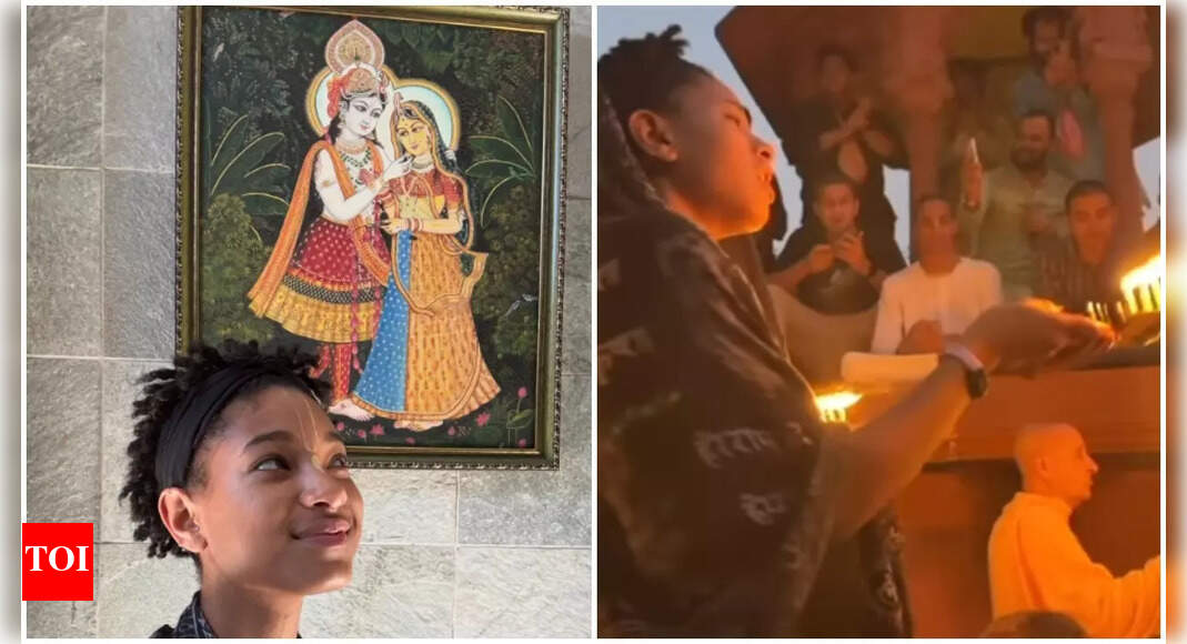 Will Smith's daughter Willow Smith performs aarti and celebrates Krishna Janmashtami