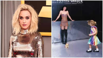 Katy Perry spends quality time with daughter backstage during her Lifetimes Tour