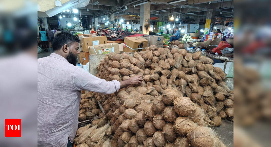 Coconut prices near100 ahead of Ganesh Chaturthi as prodn falls