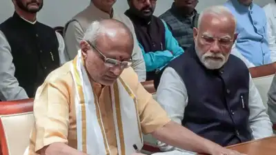 Accompanied by NDA netas & with PM as first proposer, C P Radhakrishnan files papers