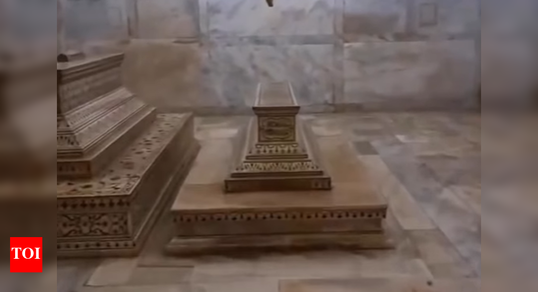 Watch: Man walks into Taj Mahal's restricted chambers which houses Shah Jahan & Mumtaz Mahal's real graves