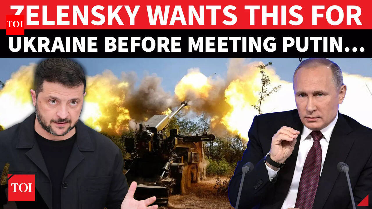 Zelensky Draws Red Line For Meeting Putin | ‘Give Ukraine Security ...