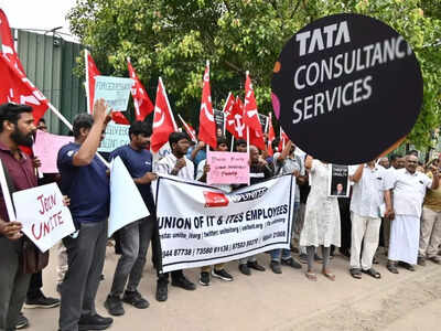  IT employees union holds protests; company issues statement calling it ...