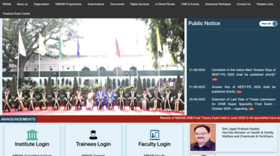 NBEMS to release NEET PG 2025 answer keys for the first time after Supreme Court's order: Check notice here