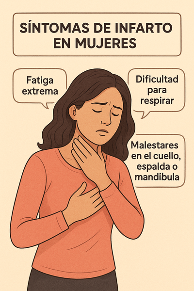 Más Allá del Dolor en el Pecho: Señales Sutiles de Infarto en Mujeres que No Debes Ignorar