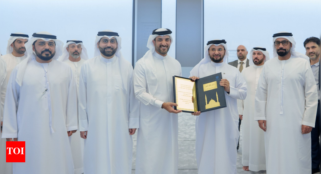 UAE: New Quran Mosque inaugurated in Aljada, one of Sharjah’s largest and first in community | World News – Times of India