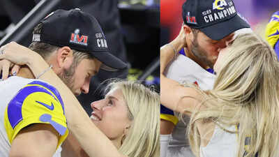 Matthew Stafford’s wife Kelly Stafford trolls him over papercut joke during Los Angeles Rams training camp: 'The drama was real'