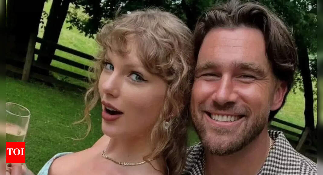 Taylor Swift turns Travis Kelce podcast moment into viral pop culture hit with her playful behind the scenes warm up | NFL News - Times of India