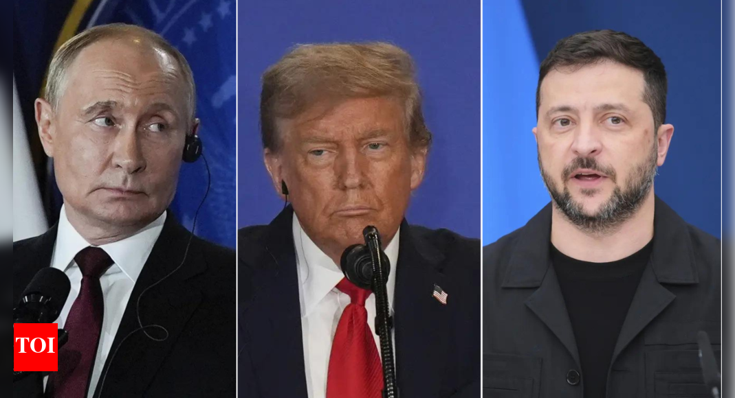 ‘Like mixing oil and vinegar’: Donald Trump on Volodymyr Zelenskyy- Vladimir Putin meet; hesitant over his own attendance – Times of India ‘Like mixing oil and vinegar’: Donald Trump on Volodymyr Zelenskyy- Vladimir Putin meet; hesitant over his own attendance – Times of India